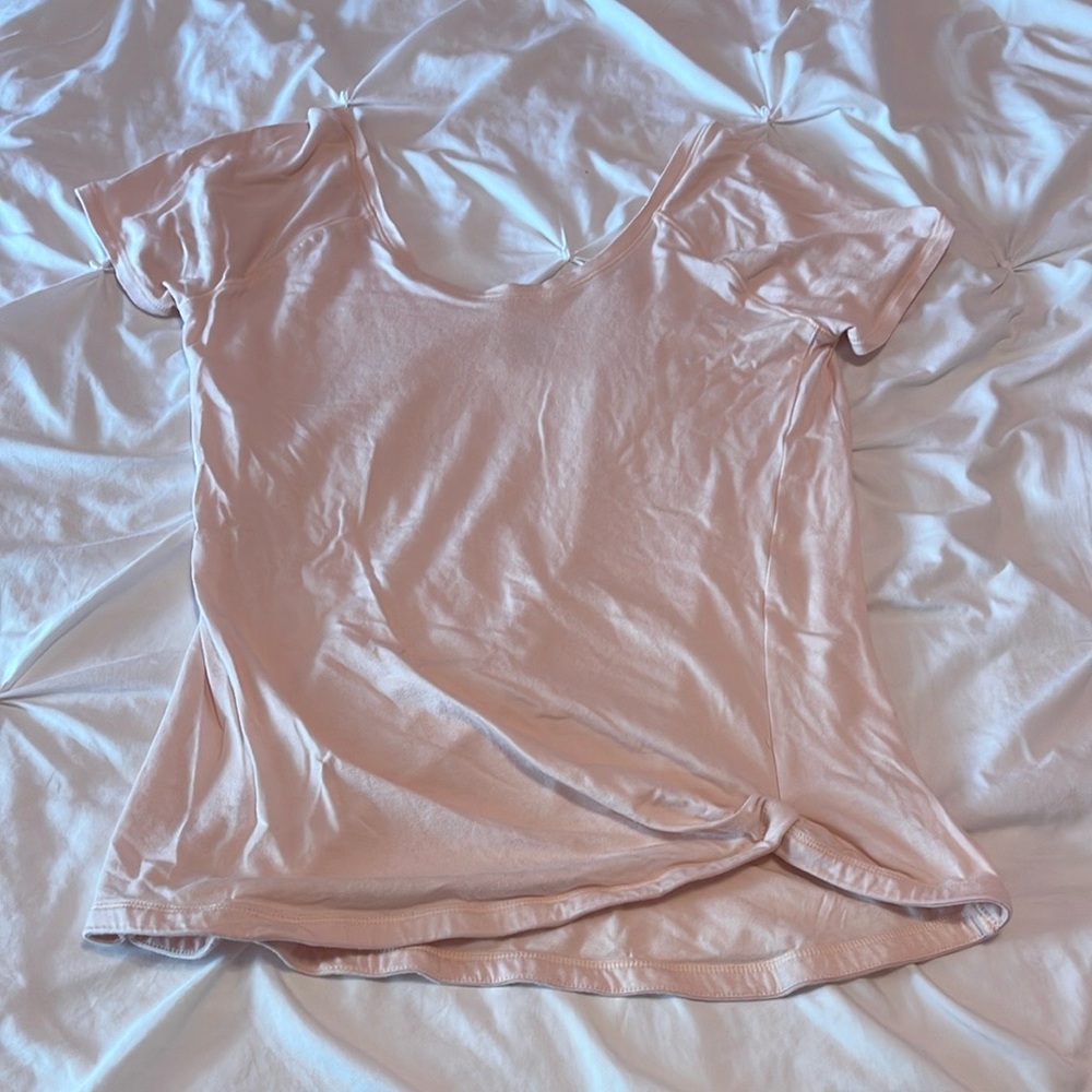 Calia Pink Short Sleeve Fitted Tee
